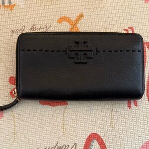 Tory Burch McGraw Zip Continental Wallet